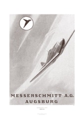 Aviation Art Poster: MESSERSCHMITT - ME 109, GERMANY 1941
