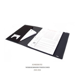 Aviation Book: JUNKERS F13 / Werknummern Verzeichnis 1919-1932