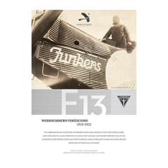 Aviation Book: JUNKERS F13 / Werknummern Verzeichnis 1919-1932